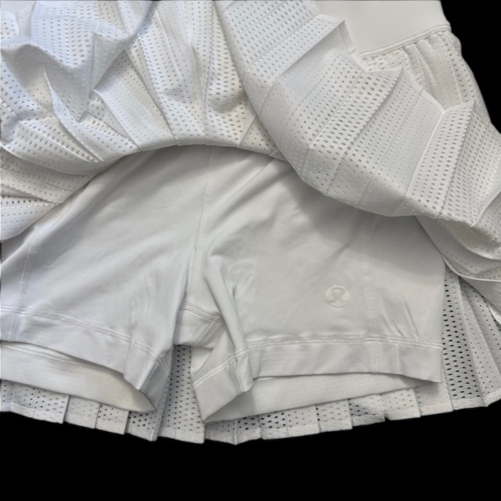 Lululemon Pleated Open Knit Tennis Skort Tennis Prep Pickleball - Picture 8 of 15